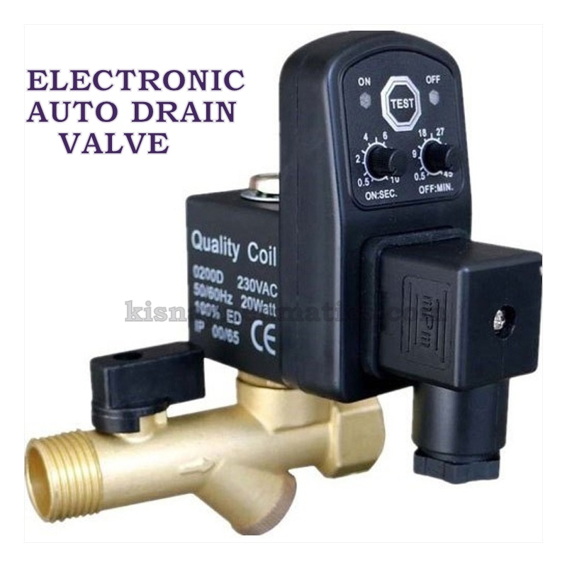 electronic auto drain valve manufacturers in coimbatore - kisnapneumatics.com