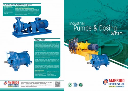 <strong><strong>Amerigo Exports: Industrial Pumps, Valves & Pumping Equipment Manufacturer</strong></strong>